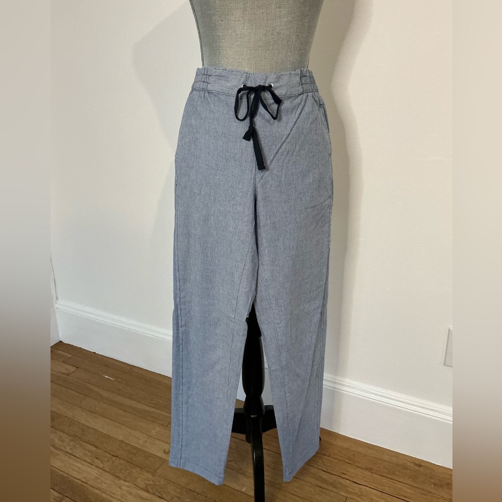 Nautica Men's Light Blue Joggers with Drawstring